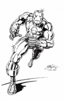 Jack Kirby Iron Man Inks (11 x 17) Comic Art