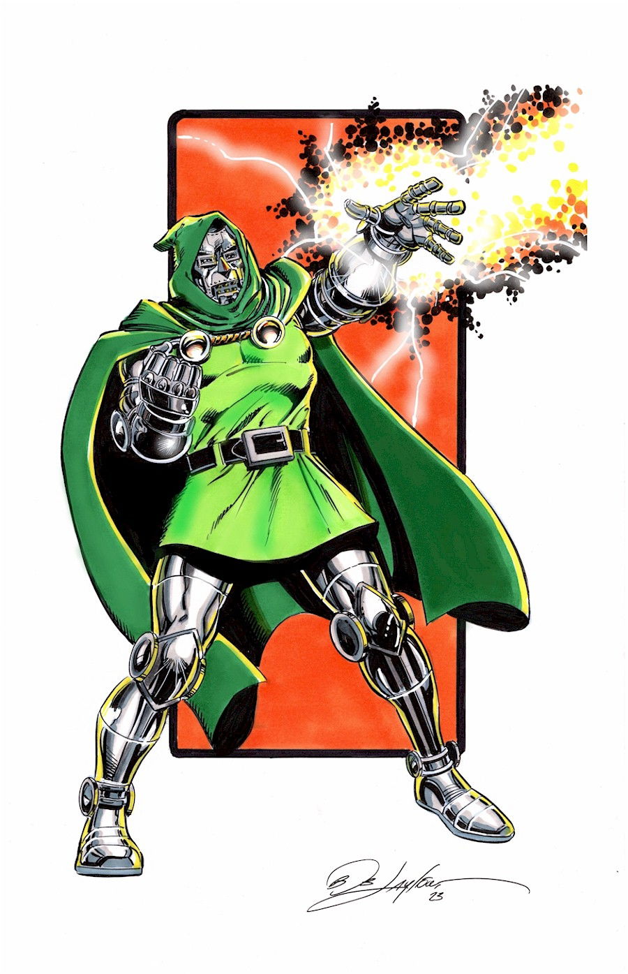 Single Figure Dr. Doom, in Bob Layton's Bob Layton Commissions Comic ...