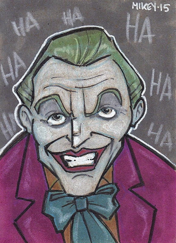 Jack Nicholson Joker, in Steven Regina's Gotham City Comic Art Gallery Room