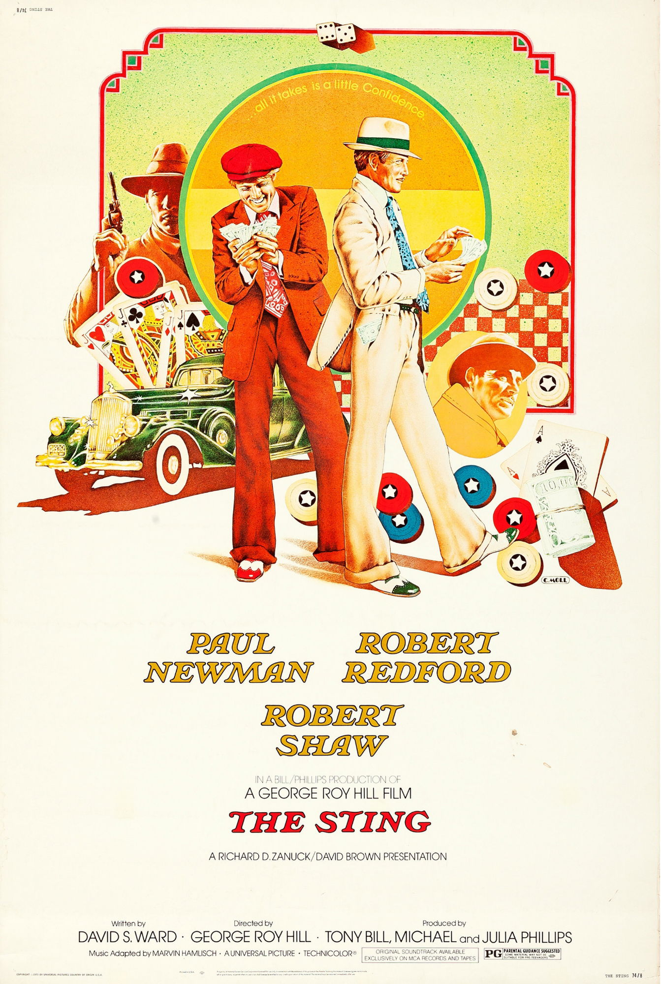 The Sting (1973) Movie Poster Artwork , in Imran A's Movie Poster