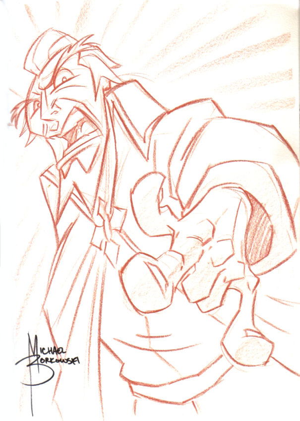 Dr. Orpheus by Mike Borkowski, in Andrew Hanna's Convention Sketchbook ...