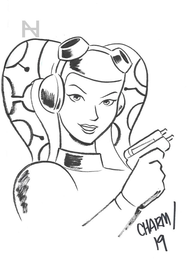 Hera Syndulla by Derek Charm, in Andrew Hanna's Convention Sketchbook ...