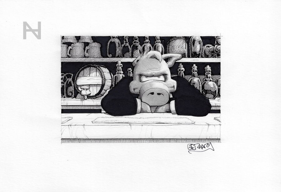 Cerebus by Gerhard, in Andrew Hanna's Commissions and Illustrations ...