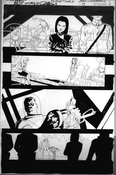 Planetary #8 pg. 17 by John Cassaday, in Andrew Hanna's misc. indy