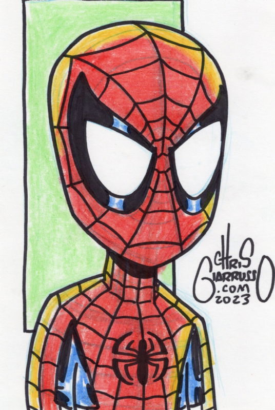 Spidey Color Sketch, in Bill Raupp's Commissioned Artwork Comic Art ...