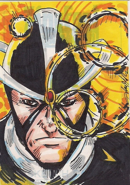 Havok Sketch Card, in Bill Raupp's Sketch Cards Comic Art Gallery Room