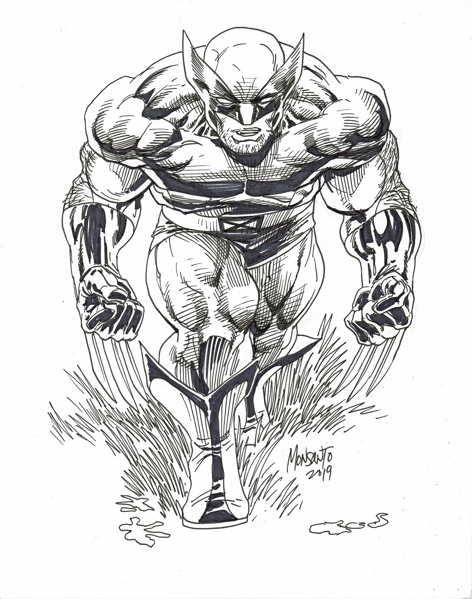 Wolverine Sketch (2019) by Gilbert Monsanto, in Jovi Neri's Gilbert ...