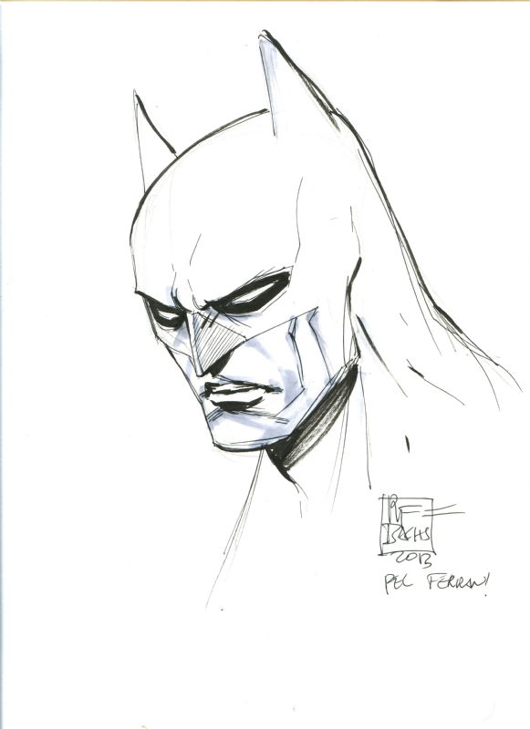 Batman by Ramon Bachs, in Ferrán Pascual's Convention Sketches Comic ...