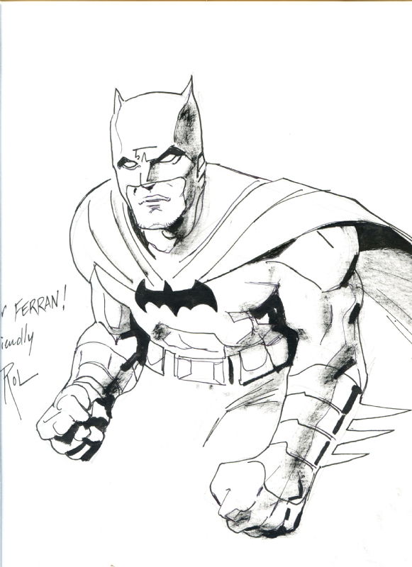 Batman by Roland Boschi, in Ferrán Pascual's Convention Sketches Comic ...