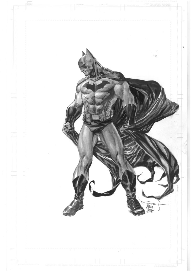 Batman by Ardian Syaf, in Ferrán Pascual's Pin up Comic Art Gallery Room