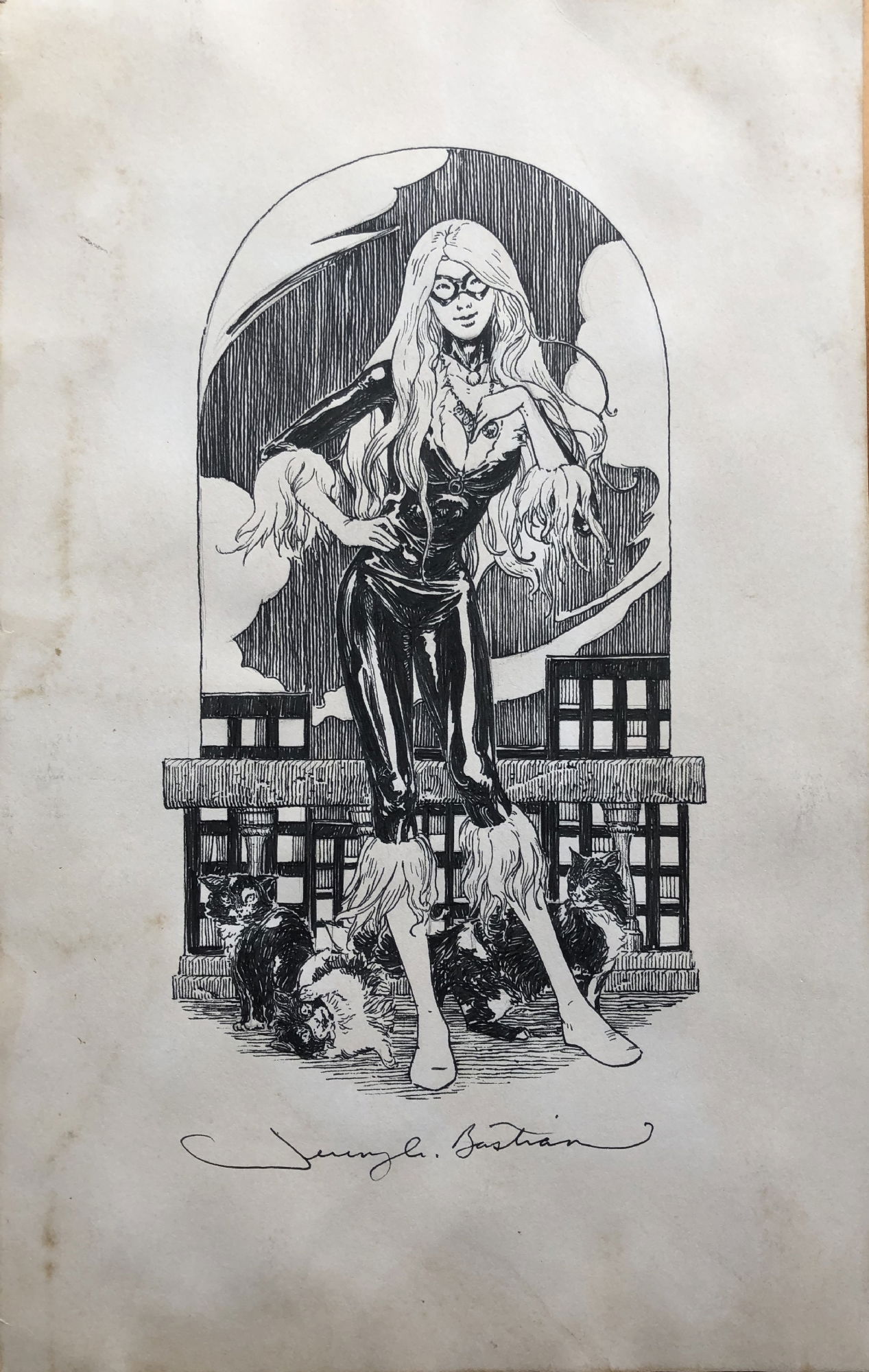 Jeremy Bastian - Black Cat commission, in bob fish's BASTIAN Jeremy ...