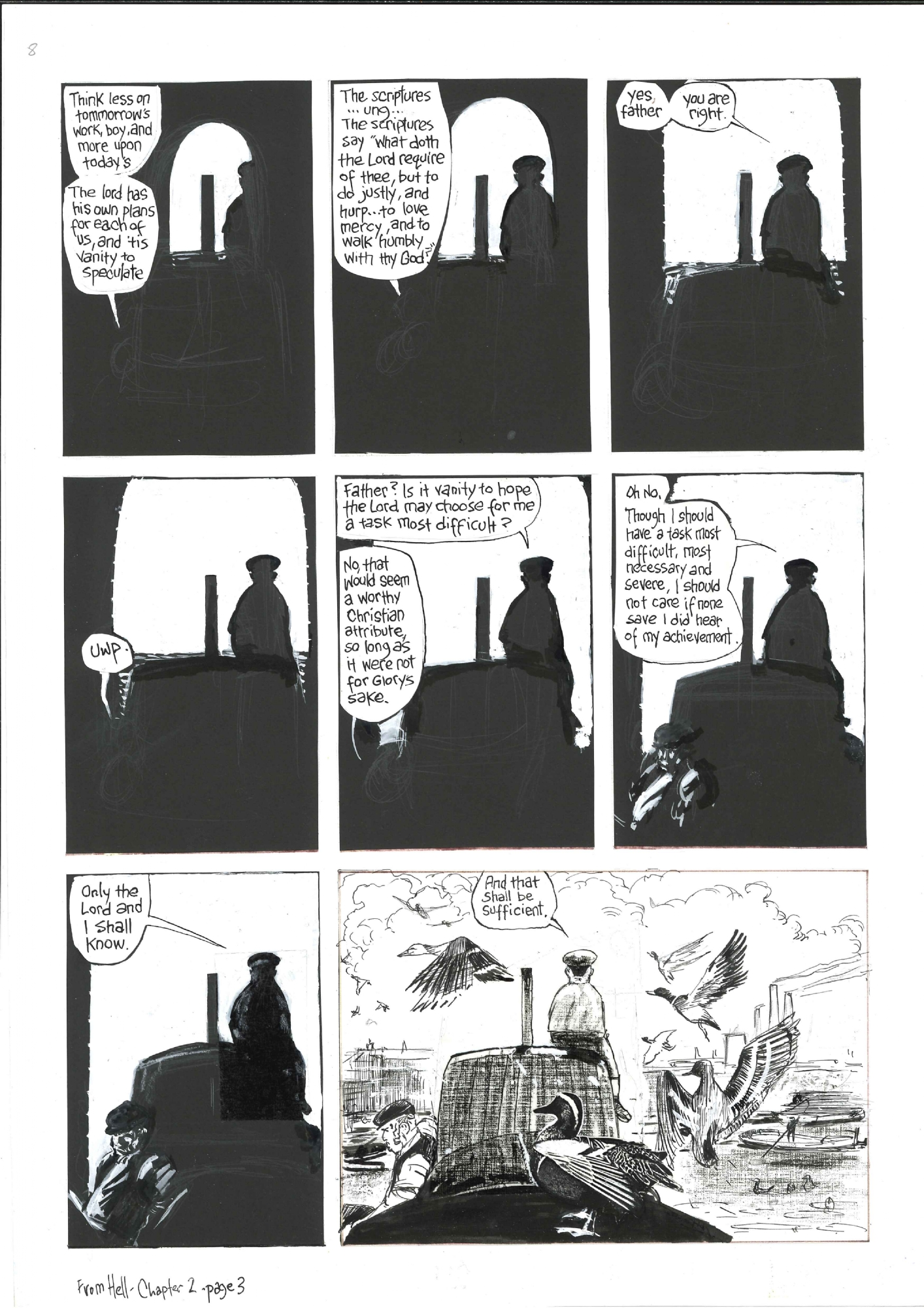 From Hell Ch 2 P 3 In Oystein Sorensen S Campbell Eddie Comic Art Gallery Room