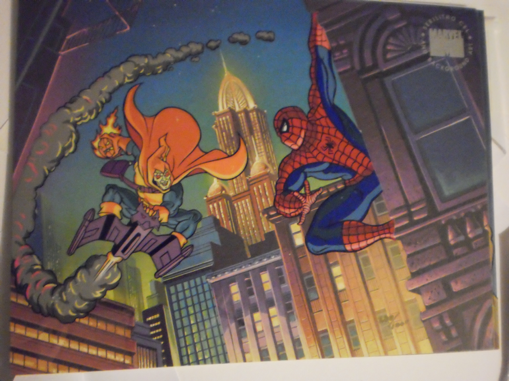 Spider-man 90's cartoon sericel, in . H.'s Animation Cels and Sericels  Comic Art Gallery Room
