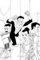 Cory Walker - Invincible TPB, Vol 1 - 2nd print Comic Art