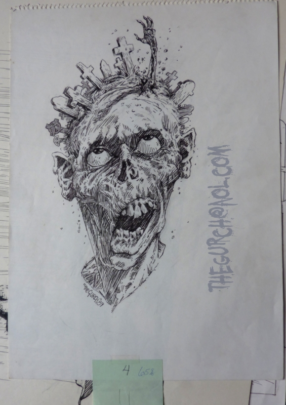 How to Draw a Zombie  Easy Drawing Art