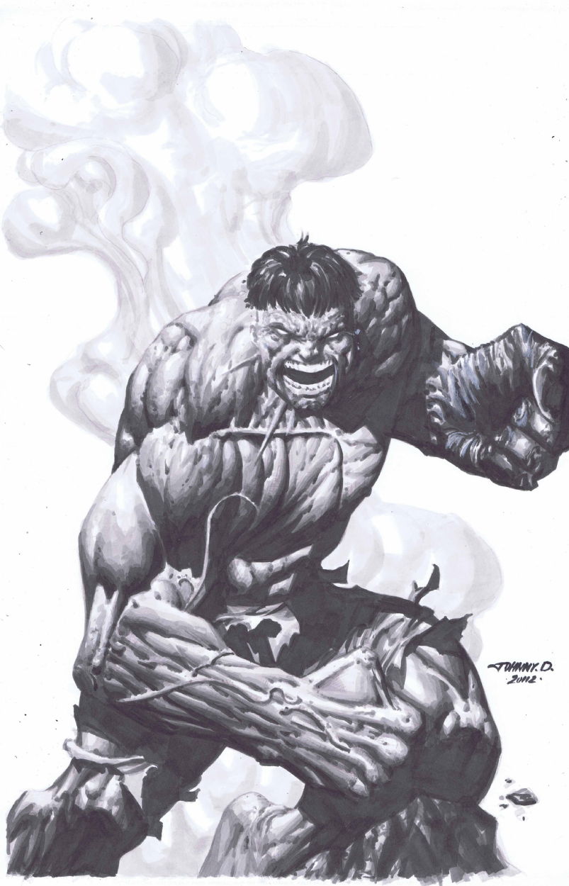 Hulk markers , in johnny desjardins's Sketches and commissions Comic ...