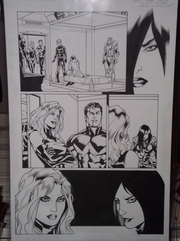 Ms. Marvel Page by Aaron Lopresti, in Clint Adams's Pages Comic Art ...