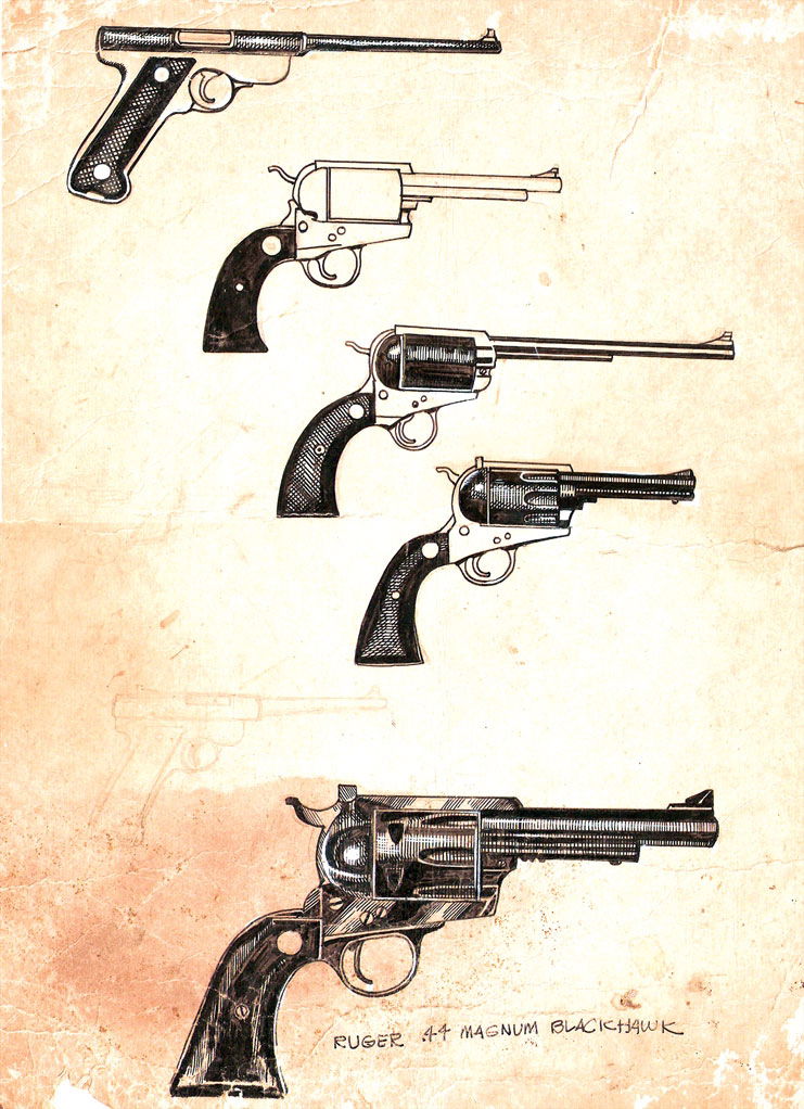 Gun Study, in nes gelito's Vicatan, Jr. Comic Art Gallery Room