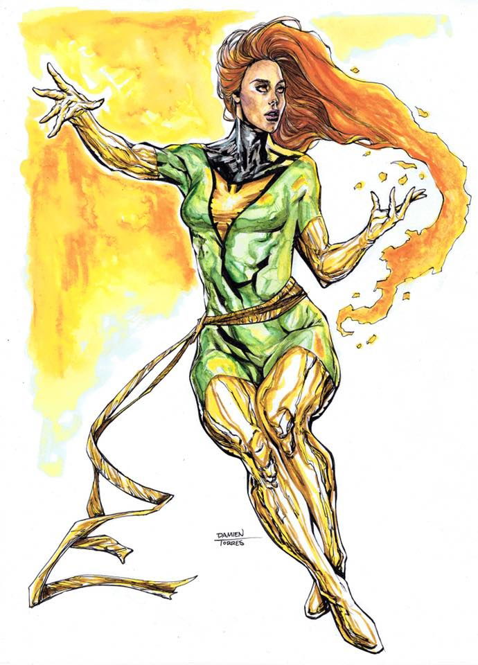 Phoenix / Jean Grey by Damien Torres, in Dark Phoenix's A Phoenix Saga ...