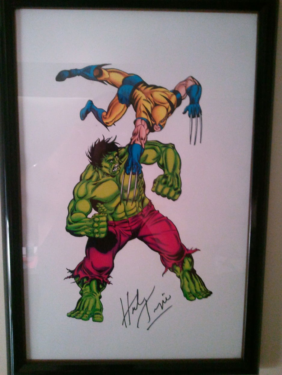 Classic Herb Trimpe, In Gordon Hurley's Prints Comic Art Gallery Room