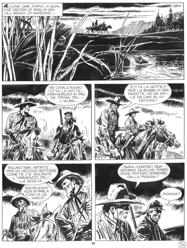 Tex Willer, in pabelbaba .'s Planches Comic Art Gallery Room