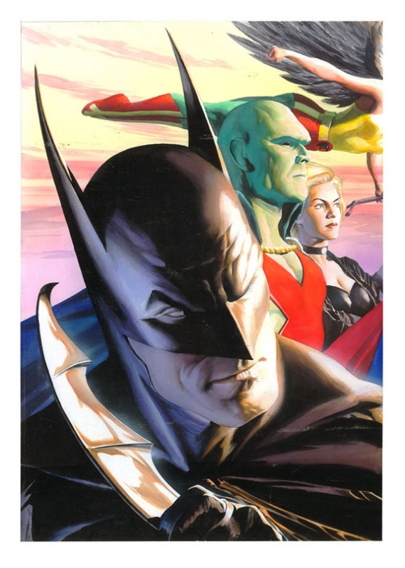 Alex Ross - Batman, in Kevin Ono's Alex Ross Comic Art Gallery Room