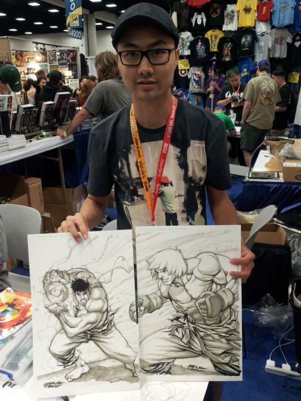 Ryu vs Ken - Joe Ng (double), in Jason Ong's San Diego Comic Con 2012 ...