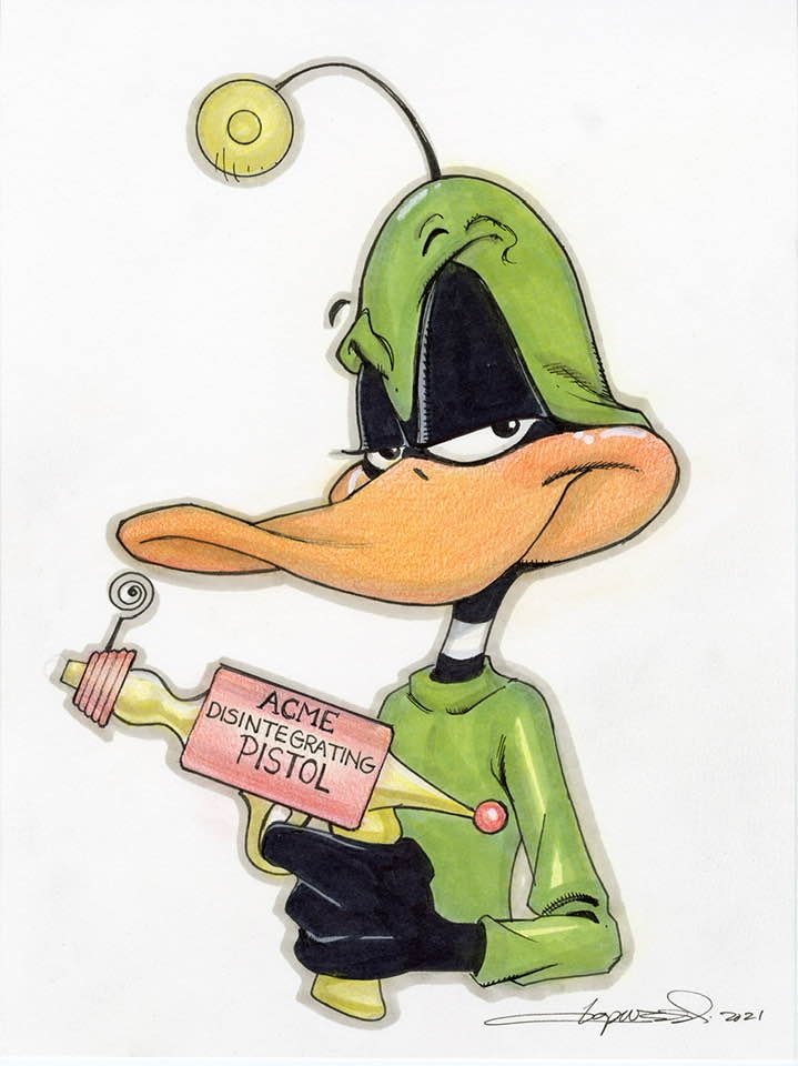 Duck Dodgers Warner Bros Sericel Of Daffy Duck Catawiki Ph