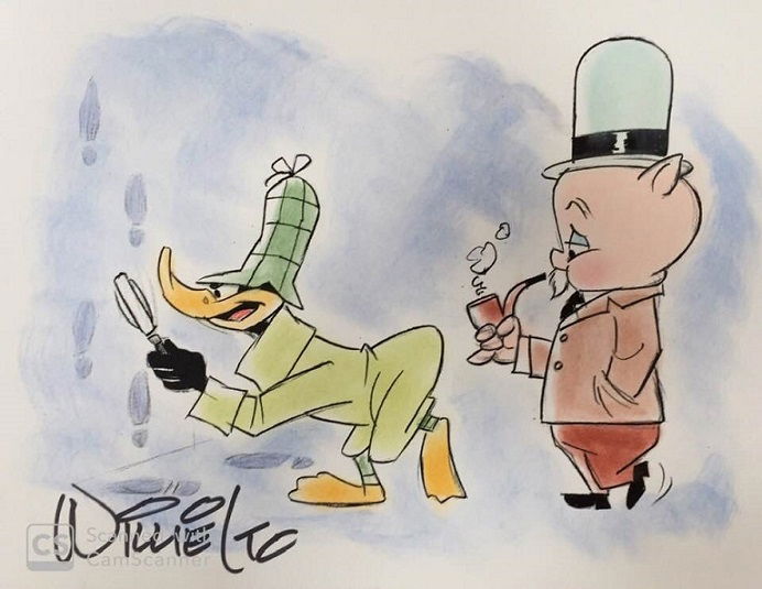 Daffy Duck & Porky Pig colors by Willie Ito, in Steven Ng's Bugs Bunny ...