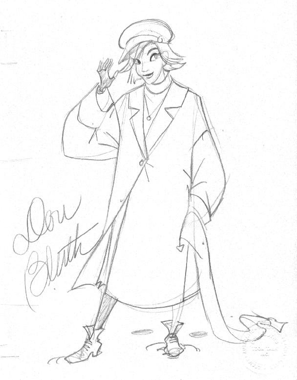 Don Bluth Anastasia In Steven Ngs Animated Characters From Feature Films Comic Art Gallery Room 3600