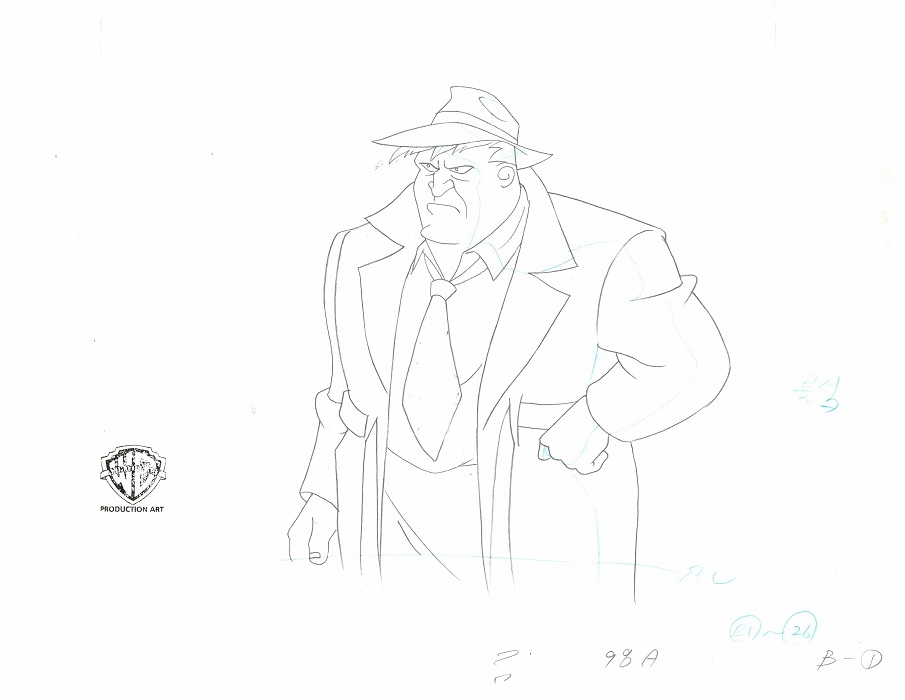 BTAS Detective Harvey Bullock, in Steven Ng's WB: Batman The Animated  Series animation drawings Comic Art Gallery Room