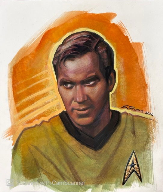 Star Trek Captain Kirk by Steve Rude, in Steven Ng's TV & movies: Star ...