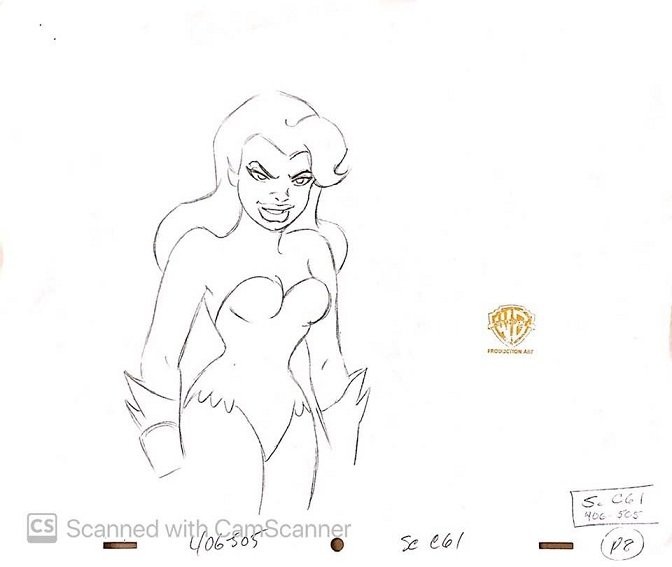 BTAS Pretty Poison 16:54 Poison Ivy, in Steven Ng's WB: BTAS rogues gallery  Comic Art Gallery Room