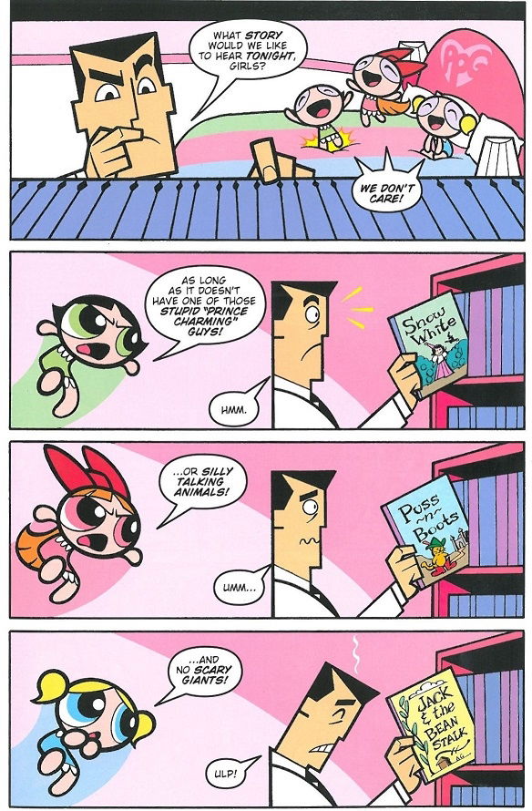 Powerpuff Girls #17 Bedcrime Story by Philip Moy Sept. 2001, in Steven ...