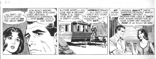 On Stage August 3, 1965 by Leonard Starr Comic Art