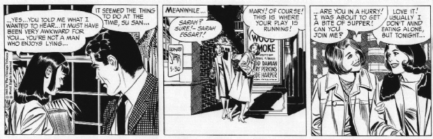 On Stage May 30, 1966 by Leonard Starr Comic Art