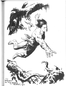 Thomas Yeates: Tarzan, San Jose Super-Con 2007 Comic Art