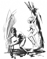Thomas Yeates: Tarzan & Jane, Oakland 1996 Comic Art