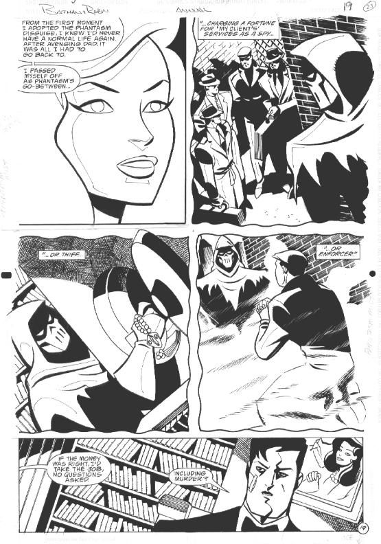 Batman & Robin Adventures Annual #1 page 19 by Mike Parobeck & Rick  Burchett, in Steven Ng's Batman Adventures pages by PAROBECK, BURCHETT, et  al Comic Art Gallery Room