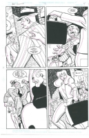 Barbara Gordon in action Batman Adventures #18 page 4 by Mike Parobeck & Rick Burchett, Comic Art