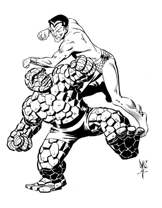 Thing and Sub-Mariner by Paul Smith 2021, in Steven Ng's Marvel Comics ...