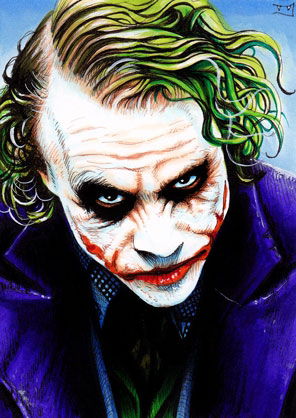 Joker 3 (Heath Ledger) by Trevor Murphy, in TRICHOTOMY 3 Pence O ...