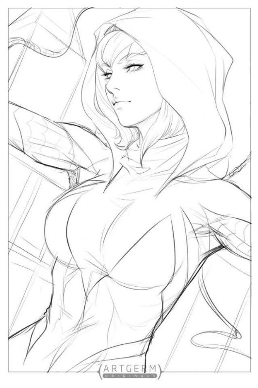 artgerm line art