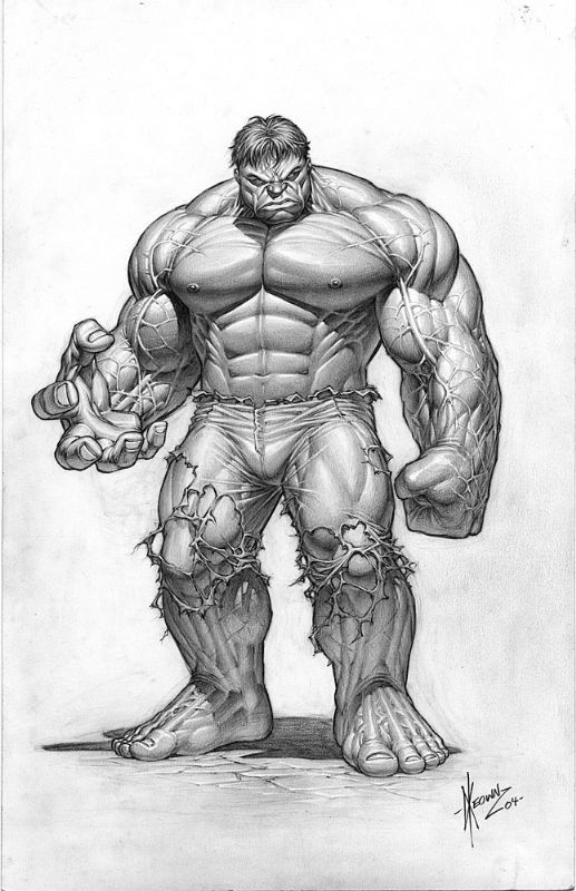 Dale Keown - Hulk Masterpiece , in Frank Mastromauro's Dale Keown