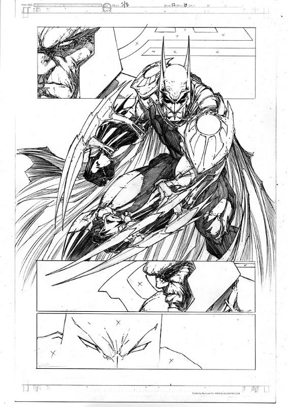 Michael Turner - Superman/Batman #12 Page 10 , in Frank Mastromauro's SOLD  art Comic Art Gallery Room