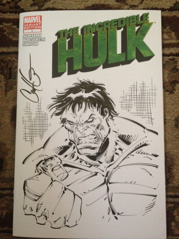 Hulk Cover Sketch Cory Hamscher, in Jeremiah M's Hulk art Comic Art ...