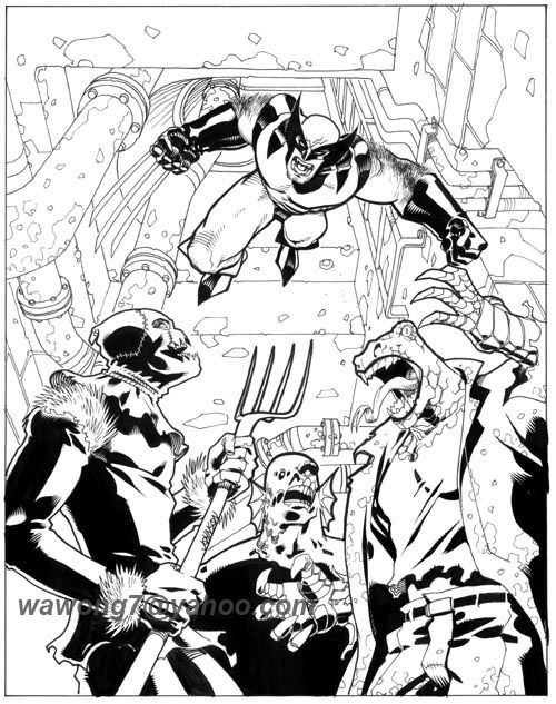 Dave Johnson - WOLVERINE Battle - $650, in Wayne A. Wong's * For Sale ...