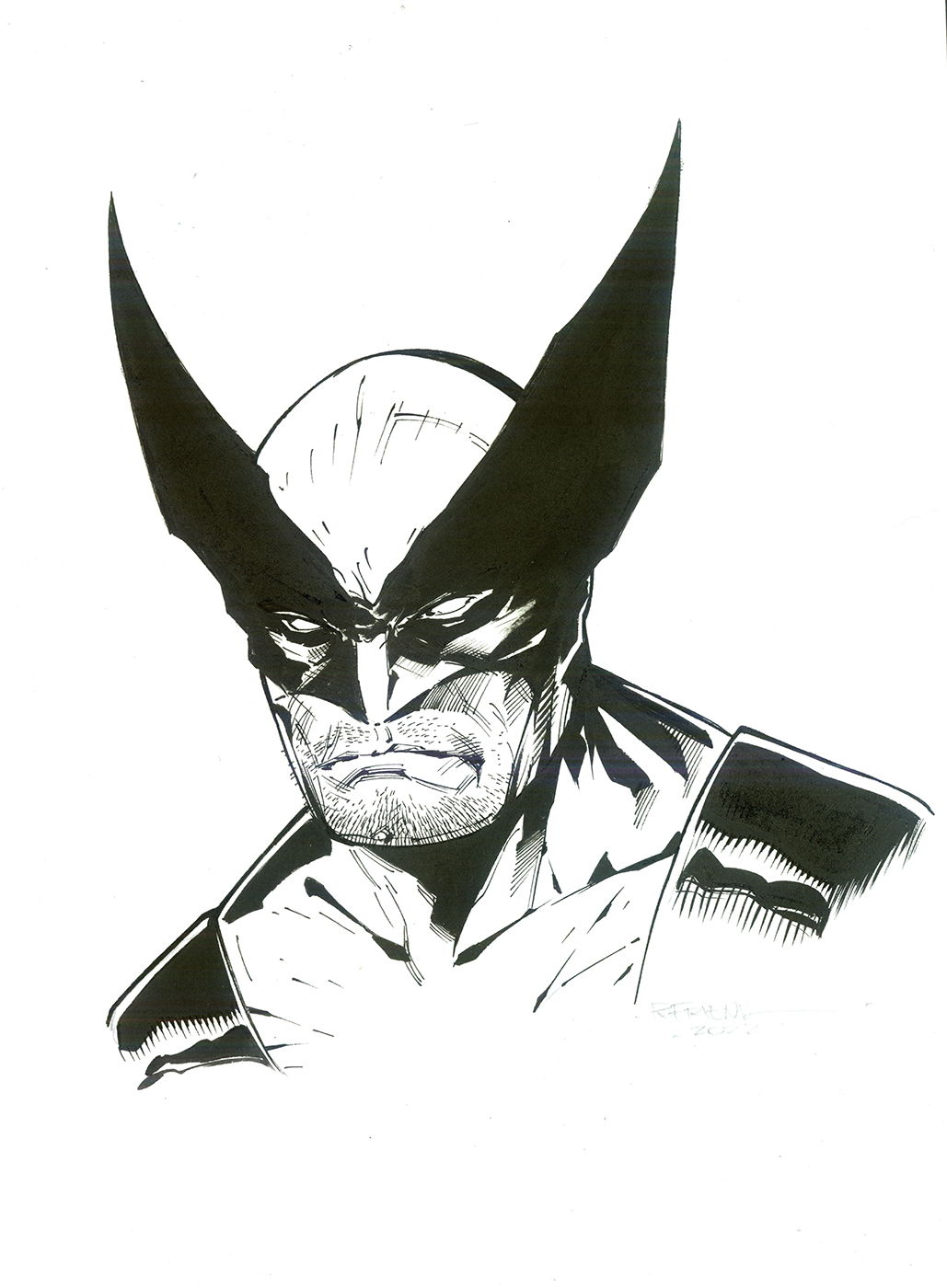 Wolverine pencils and inks Richard Friend, in Richard Friend's Richard ...