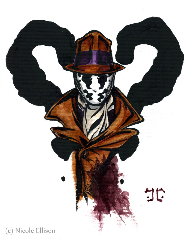 Rorschach, in 34th Ave Comics !!!'s COMMISSIONS COLORED Comic Art Gallery  Room