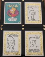 1993 Simpsons Sketch card by Groening Comic Art